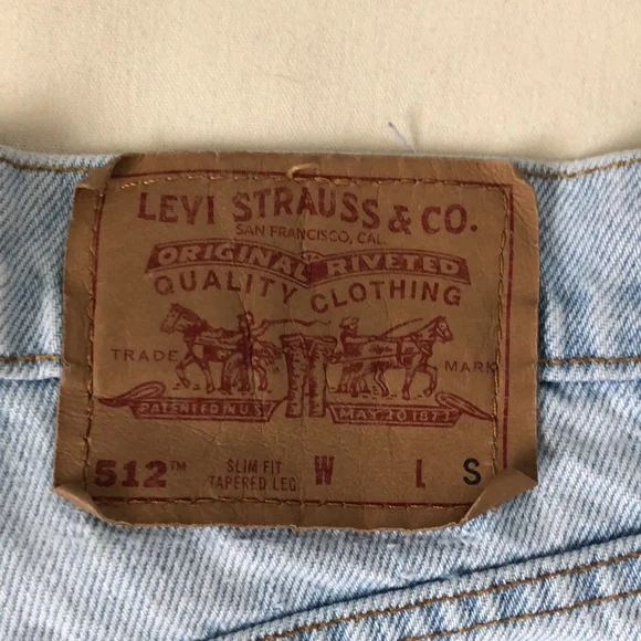 Vintage Levi’s 512 Light Wash Jeans